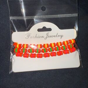 🐠 Vibrant Multicolor Beaded Bracelet Set